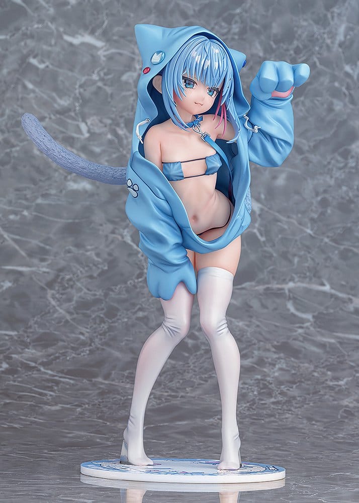 Virtual illustrator Kanzarin PVC Figur 1/6 kanzarin-chan: Cat-Eared Hoodie Ver. 26 cm Image 10