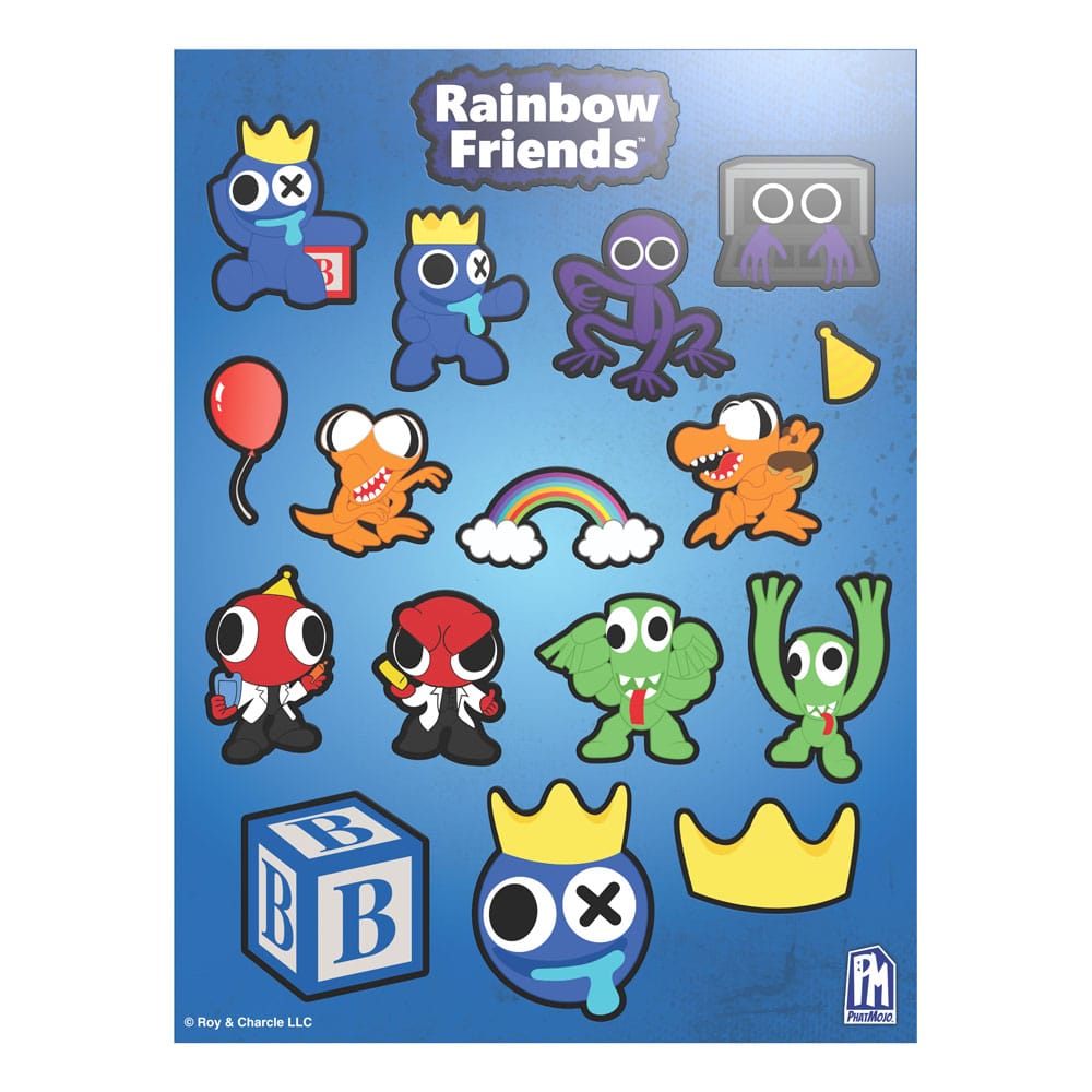 Rainbow Friends Head Bundle Blue Metallic Image 17