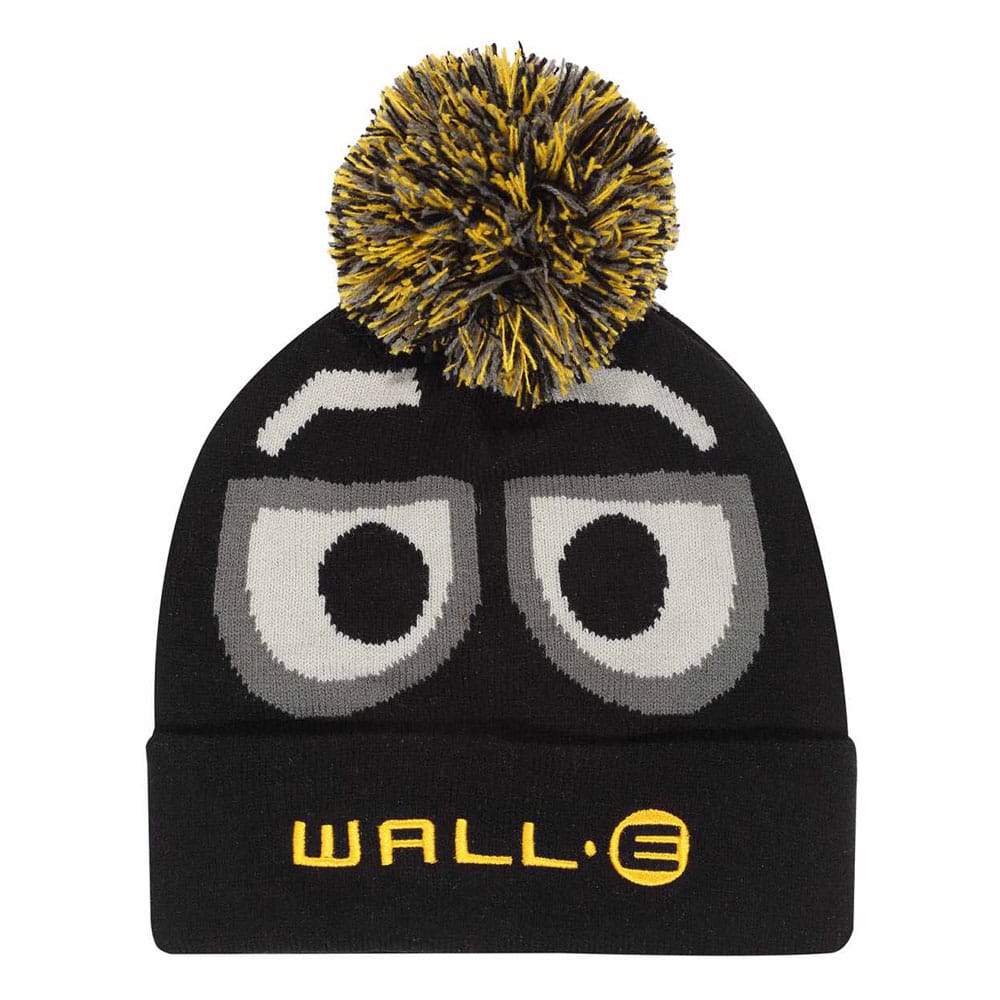 Wall-E Pom-Pom Beanie Wall-E Face Image 1