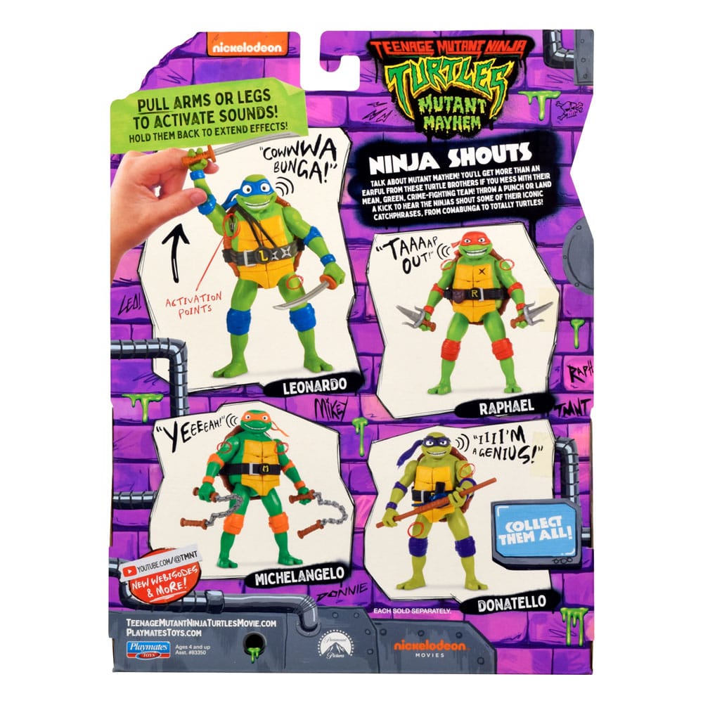 Teenage Mutant Ninja Turtles: Mutant Mayhem Ninja Shouts Action Figuren 15 cm Sortiment (8) Image 4