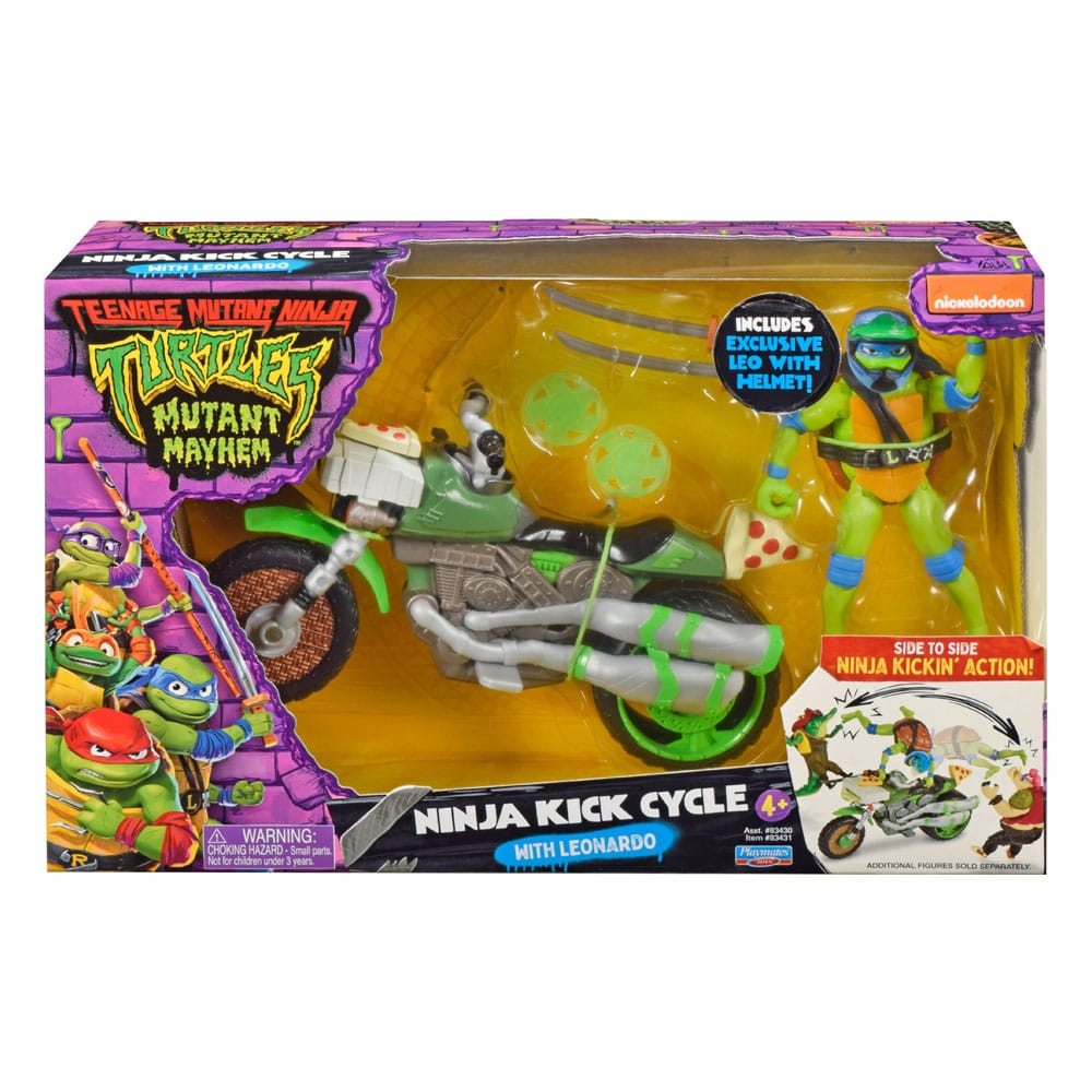 Teenage Mutant Ninja Turtles: Mutant Mayhem Fahrzeuge mit Figuren 30 cm Sortiment (4) Image 2