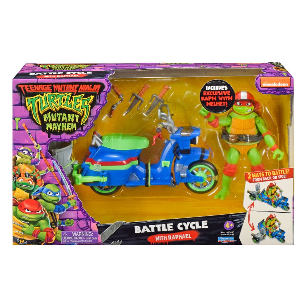 Teenage Mutant Ninja Turtles: Mutant Mayhem Fahrzeuge mit Figuren 30 cm Sortiment (4) Image 10