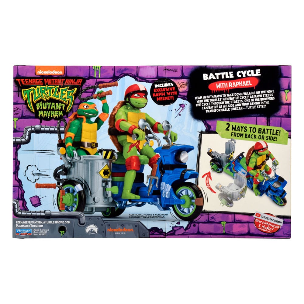 Teenage Mutant Ninja Turtles: Mutant Mayhem Fahrzeuge mit Figuren 30 cm Sortiment (4) Image 11