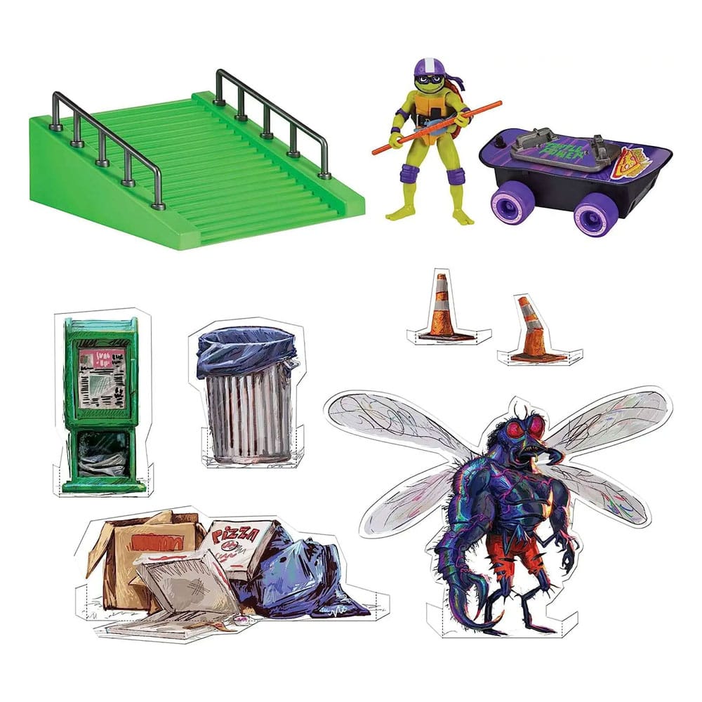 Teenage Mutant Ninja Turtles: Mutant Mayhem Build N' Shred Skatepark Sortiment (8) Image 9