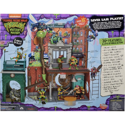 Teenage Mutant Ninja Turtles: Mutant Mayhem Spielset Sewer Lair New Version Image 3