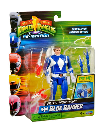 Power Rangers Actionfigur Auto-Morphin Blue Ranger 12 cm Image 3