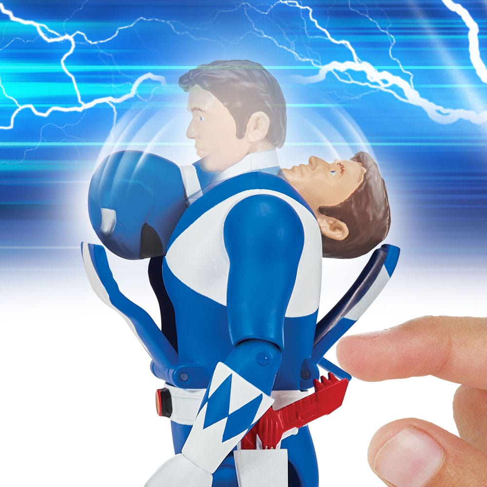 Power Rangers Actionfigur Auto-Morphin Blue Ranger 12 cm Image 7