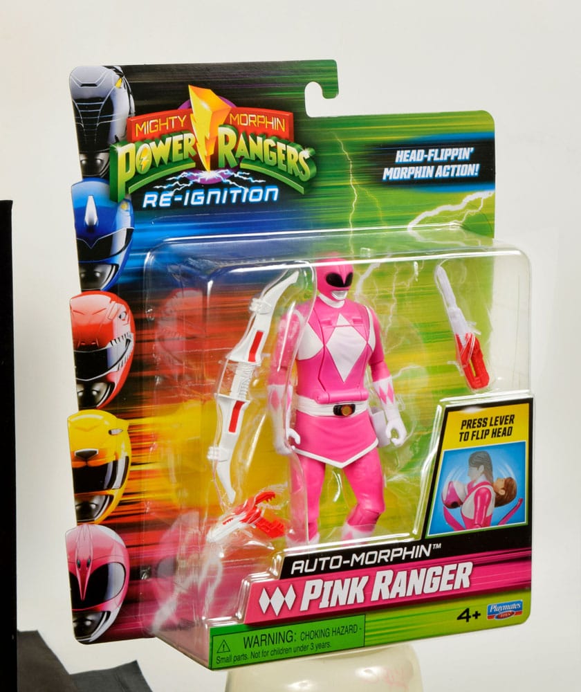 Power Rangers Actionfigur Auto-Morphin Pink Ranger 12 cm Image 3
