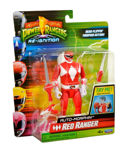 Power Rangers Actionfigur Auto-Morphin Red Ranger 12 cm Image 3