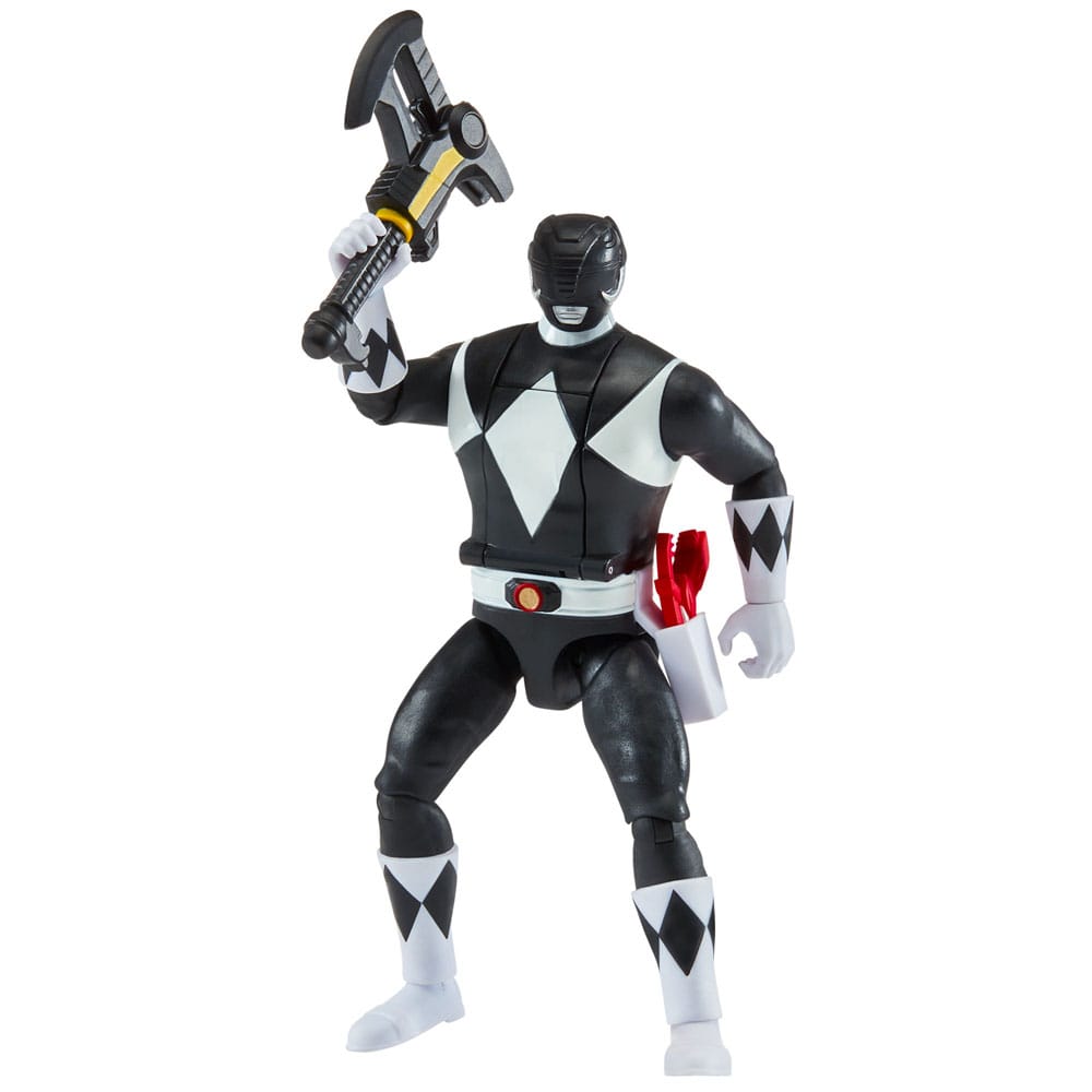 Power Rangers Actionfigur Auto-Morphin Black Ranger 12 cm Image 5
