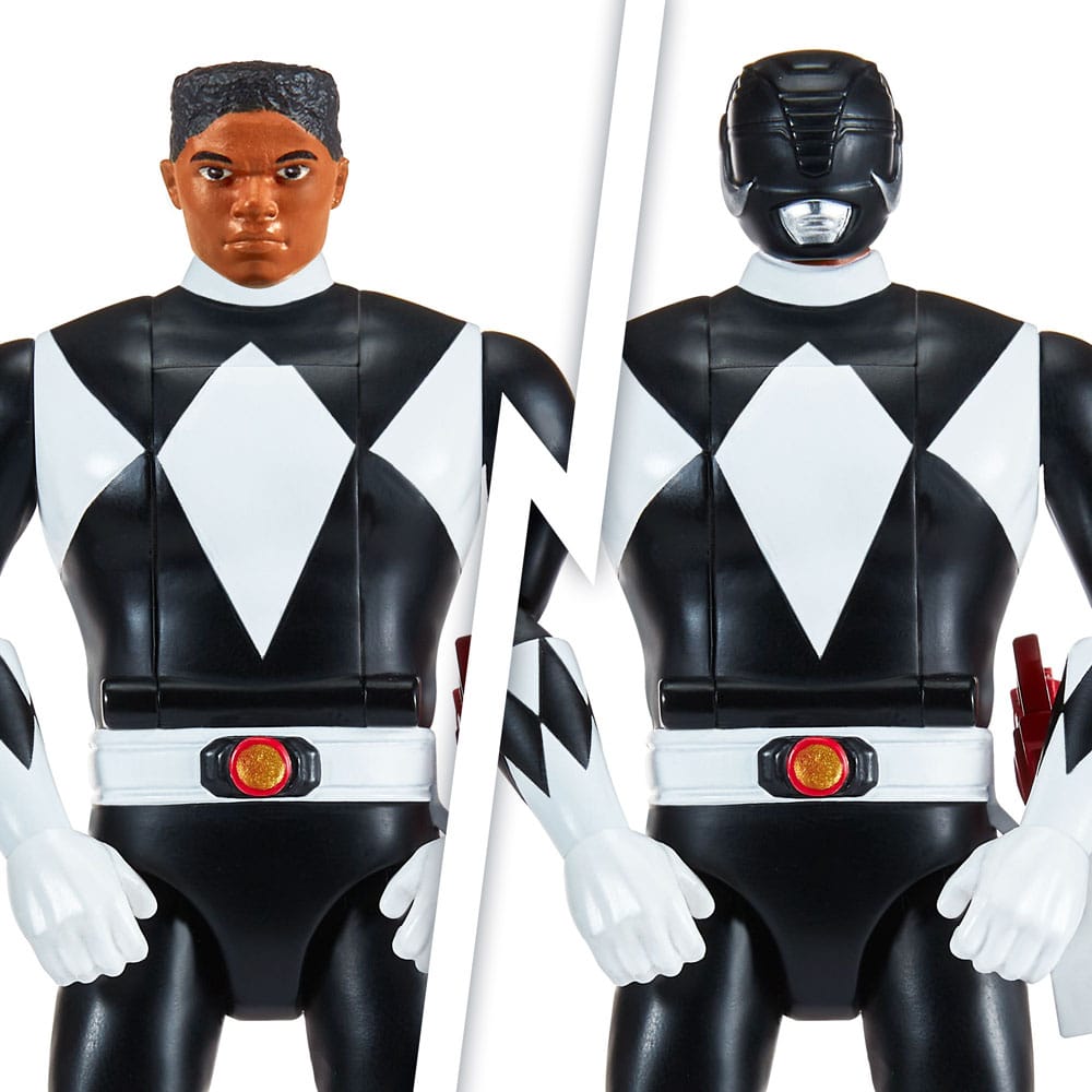Power Rangers Actionfigur Auto-Morphin Black Ranger 12 cm Image 6