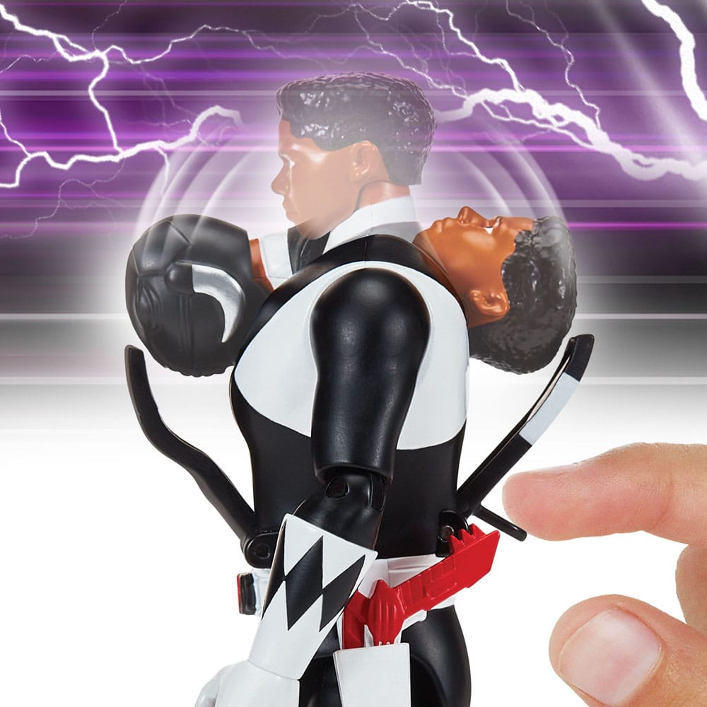 Power Rangers Actionfigur Auto-Morphin Black Ranger 12 cm Image 7