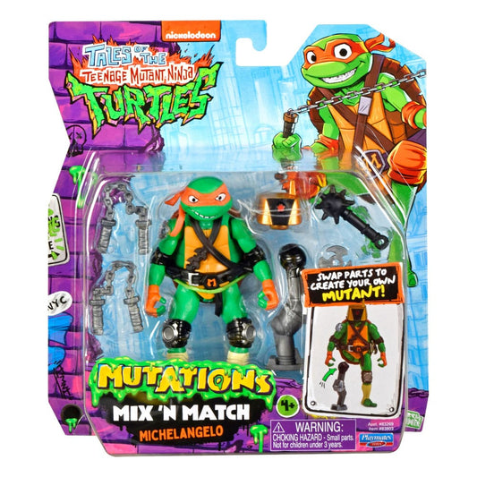 Die Abenteuer der Teenage Mutant Ninja Turtles Mix 'n Match Actionfigur Michelangelo 12 cm Image 2