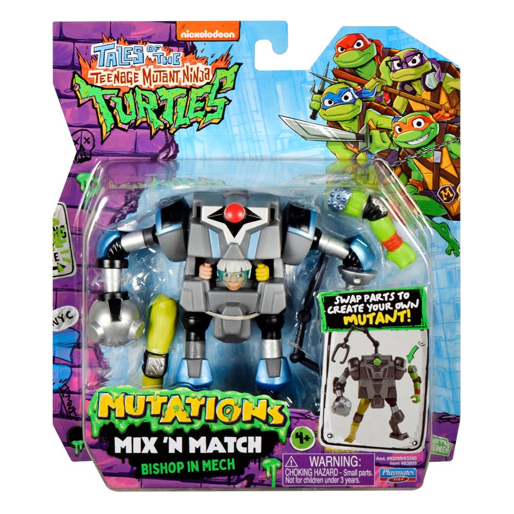 Die Abenteuer der Teenage Mutant Ninja Turtles Mix 'n Match Actionfigur Mech Suit 12 cm Image 2