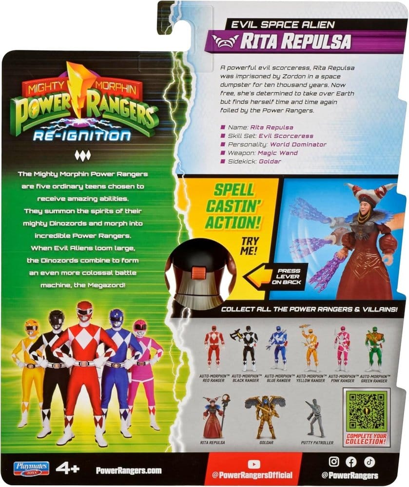 Power Rangers Evil Space Alien Actionfigur Rita Repulsa 13 cm Image 2