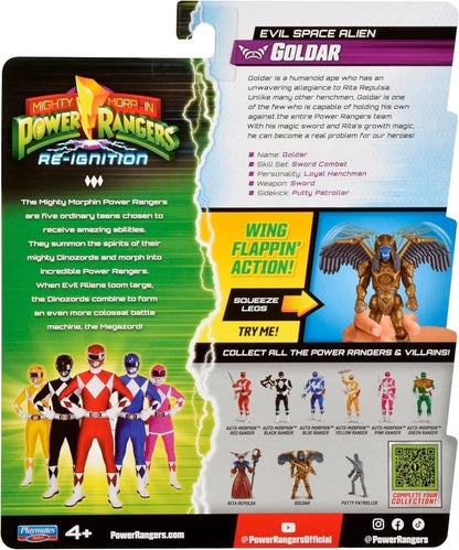 Power Rangers Evil Space Alien Actionfigur Goldar 13 cm Image 2