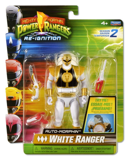 Power Rangers Auto-Morphin Actionfigur White Ranger 15 cm Image 5