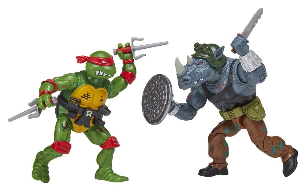 Teenage Mutant Ninja Turtles: Remastered Actionfiguren Raphael vs. Rocksteady Image 4