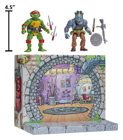 Teenage Mutant Ninja Turtles: Remastered Actionfiguren Raphael vs. Rocksteady Image 8