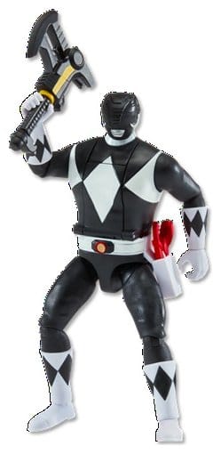 Power Rangers Season 2 Auto-Morphin Actionfigur Black Ranger Image