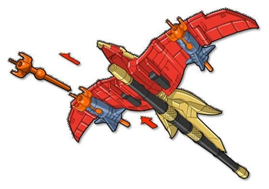 Power Rangers Thunderzord Actionfigur Firebird Image