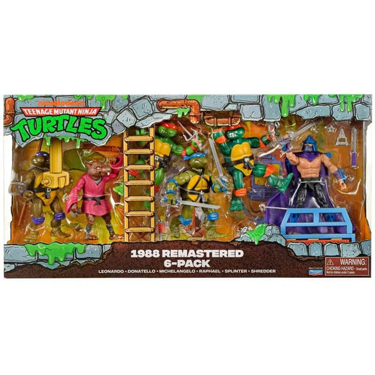 Teenage Mutant Ninja Turtles 6er-Pack Actionfiguren 1988 Remastered heo EU Exclusive Image 1