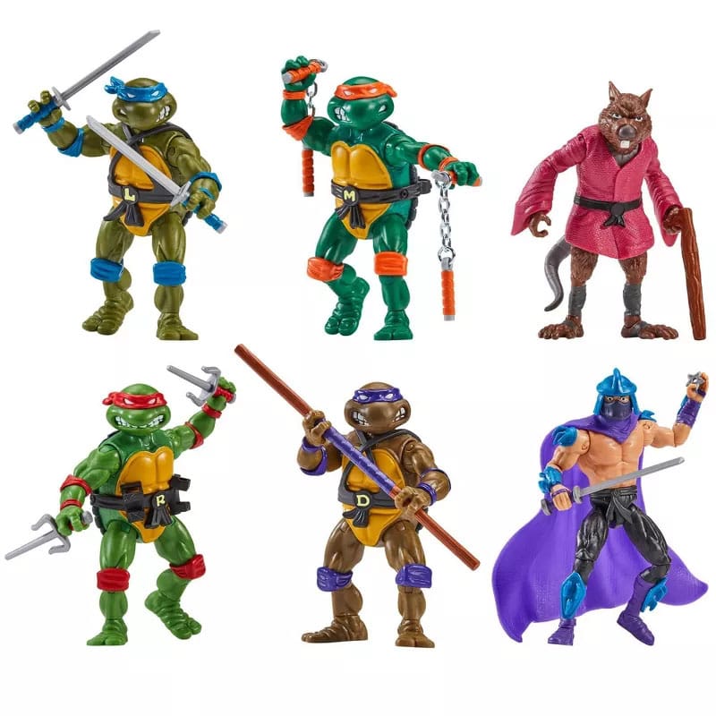 Teenage Mutant Ninja Turtles 6er-Pack Actionfiguren 1988 Remastered heo EU Exclusive Image 4