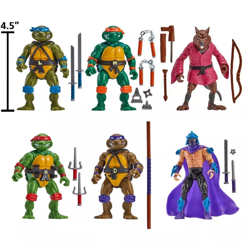 Teenage Mutant Ninja Turtles 6er-Pack Actionfiguren 1988 Remastered heo EU Exclusive Image 10