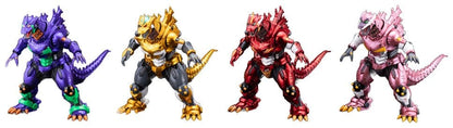 Godzilla x Evangelion Gekizou Series Statuen 4er-Pack Type-3 Kiryu Eva colour Ver. Metallic color Limited Ver. 9 cm Image 1