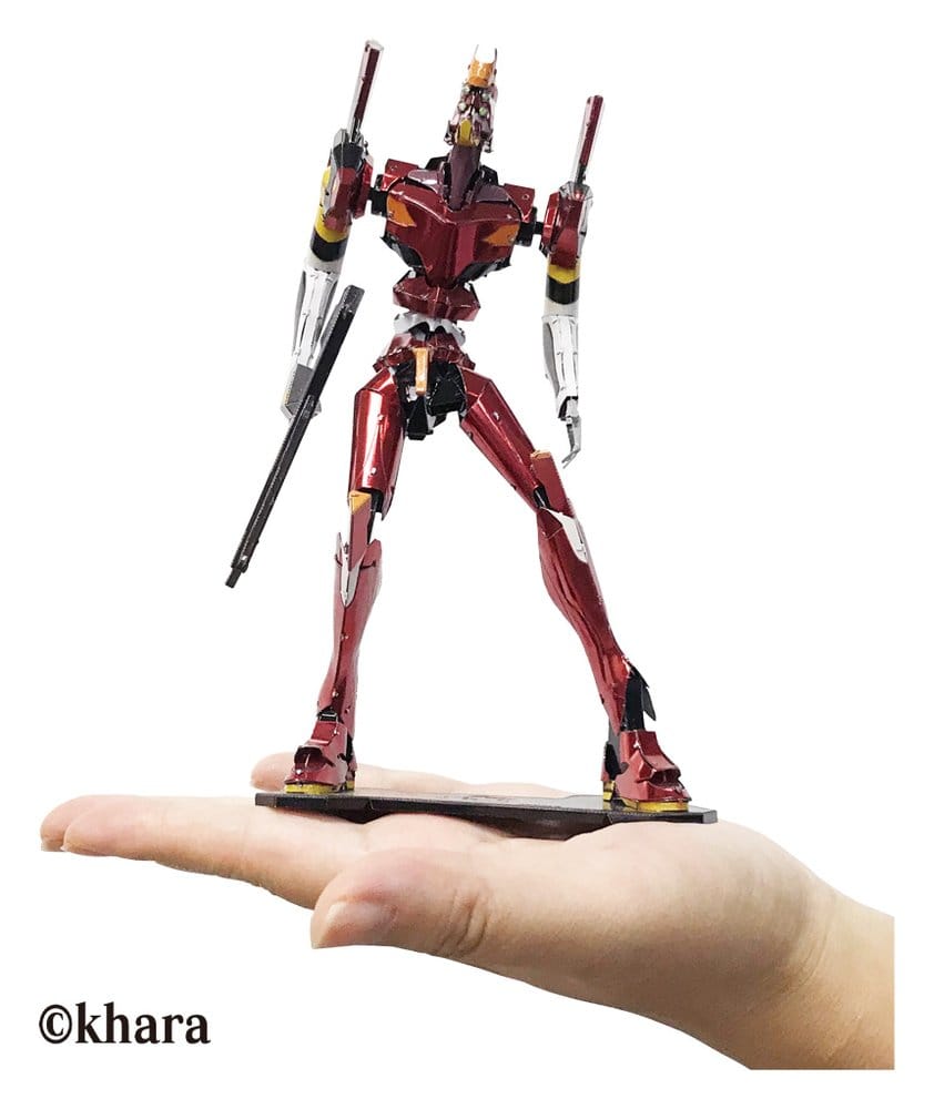 Evangelion Metallic Nano Plastic Model Kit Unit 02 17 cm Image 5