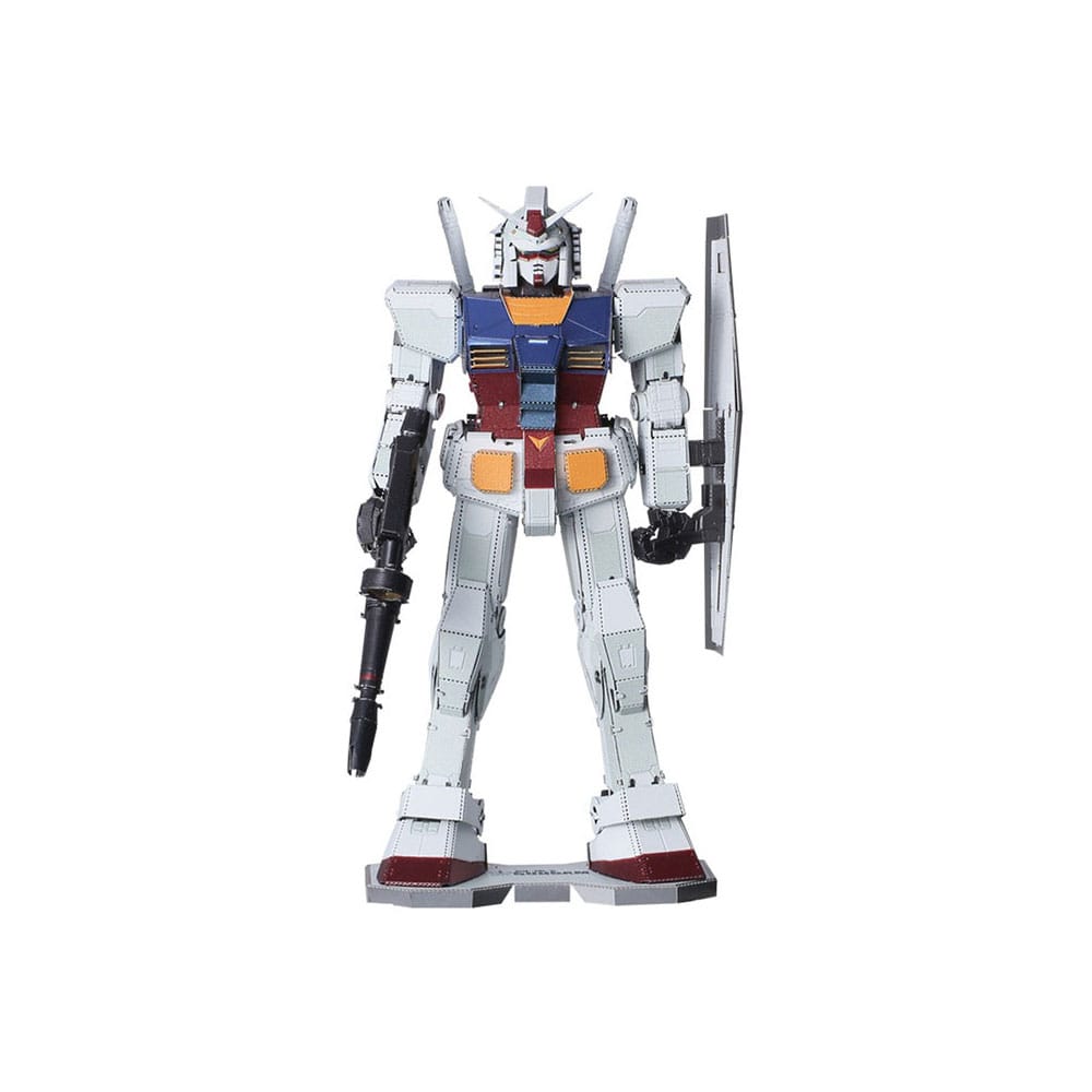 Mobile Suit Gundam Metallic Nano Puzzle Model Kit RX-78-2 12 cm Image 1