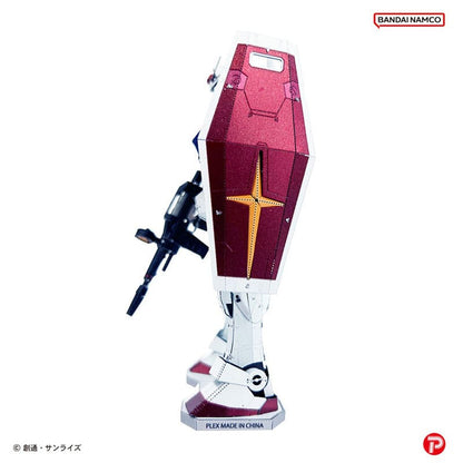 Mobile Suit Gundam Metallic Nano Puzzle Model Kit RX-78-2 12 cm Image 3