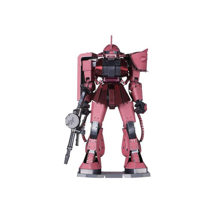 Mobile Suit Gundam Metallic Nano Puzzle Model Kit Char´s Zaku 13 cm Image 1