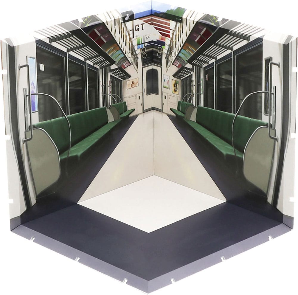 Dioramansion 150 Zubehör-Set für Nendoroid und Figma Actionfiguren Train Interior Image 1