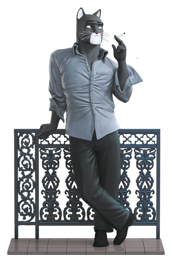 Blacksad Resin Statue Blacksad on the Balcony 24 cm Image