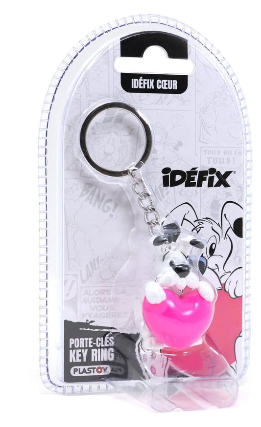Asterix Schlüsselanhänger Idefix Rosa Herz (Blister) Image