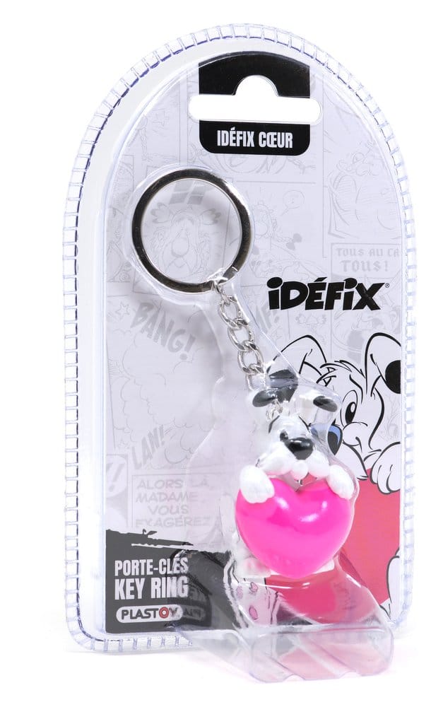 Asterix Schlüsselanhänger Idefix Rosa Herz (Blister) Image