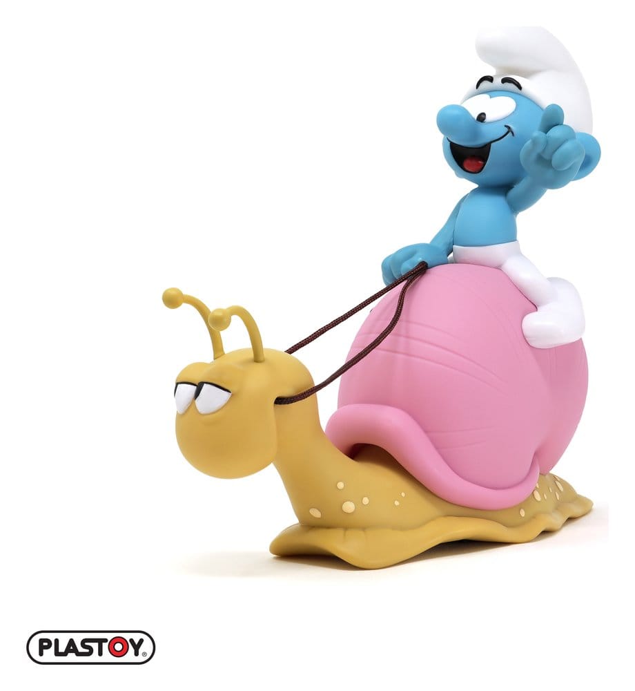 Die Schlümpfe: Spardose Smurf on a Snail's Back 19 cm Image 4