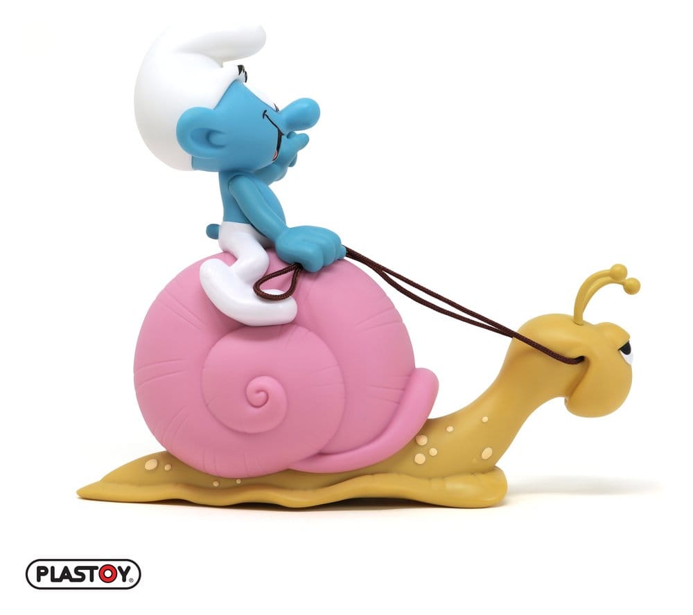 Die Schlümpfe: Spardose Smurf on a Snail's Back 19 cm Image 5