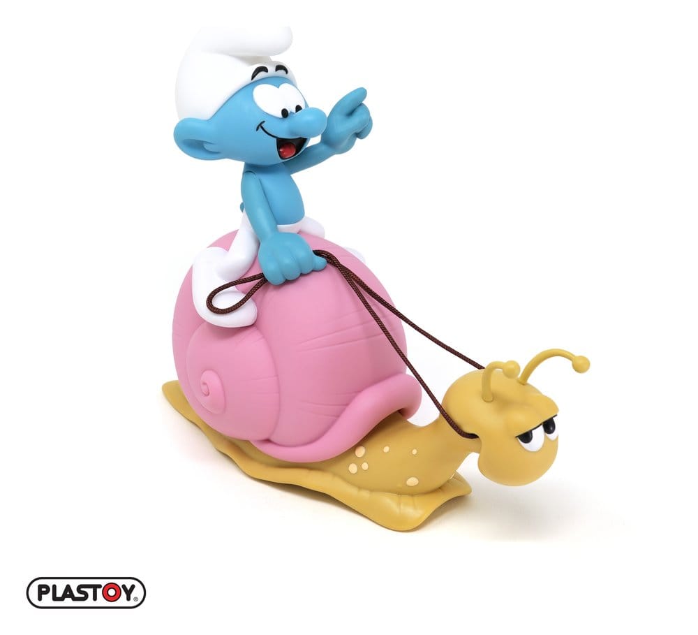 Die Schlümpfe: Spardose Smurf on a Snail's Back 19 cm Image 7