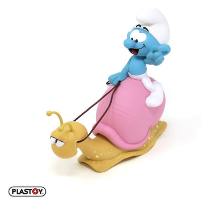 Die Schlümpfe: Spardose Smurf on a Snail's Back 19 cm Image 8