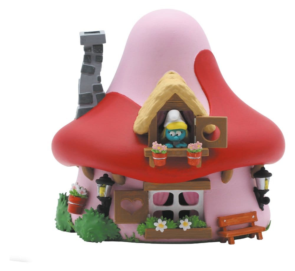 Die Schlümpfe: Spardose Mushroom House Smurfette 15 cm Image