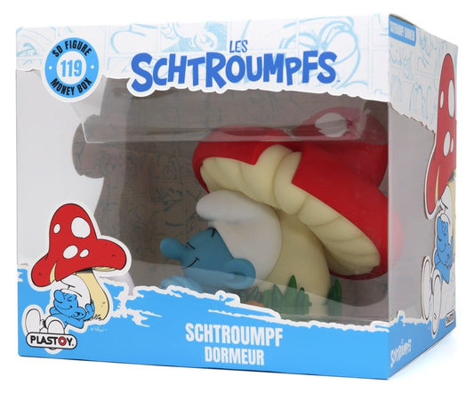 Die Schlümpfe: Spardose Schtroumpf Dormeur 16 cm Image 1