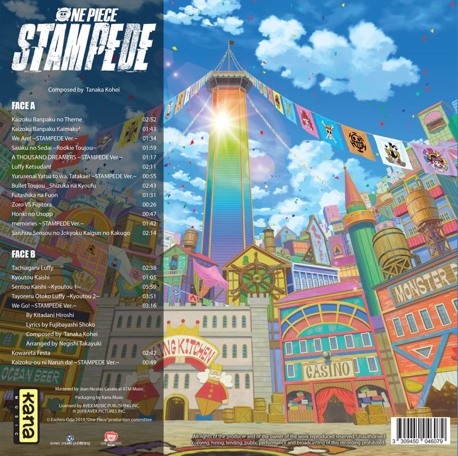 One Piece Original Soundtrack LP Vinyl Image 3