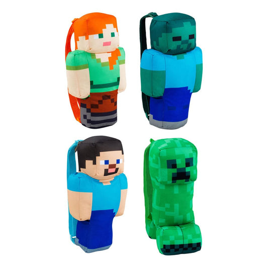 Minecraft Plüsch-Rucksäcke 30 cm Sortiment (4) Image 1