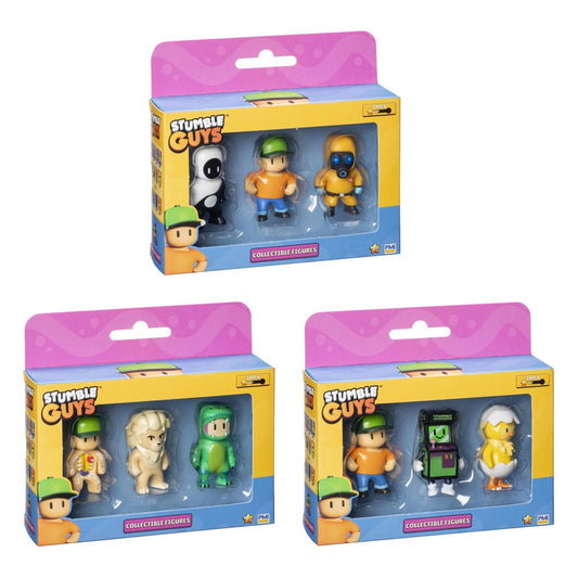 Stumble Guys: Wave 2 3er-Figuren-Fensterbox Sammelfiguren Sortiment Image 1