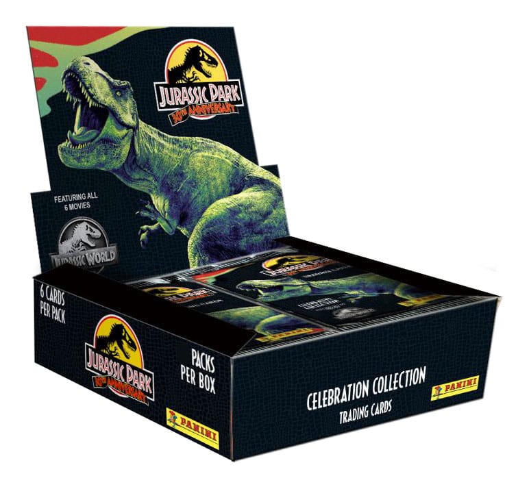 Jurassic Park 30th Anniversary Trading Cards Celebration Collection Flow Packs Display (24) Image