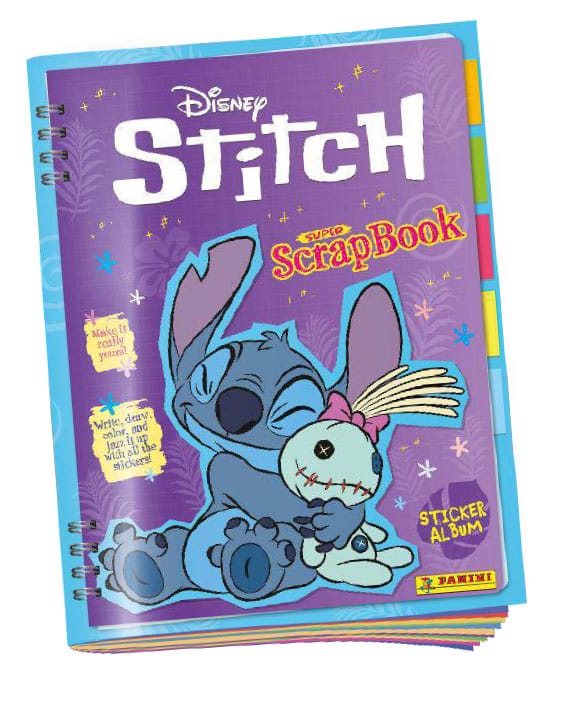 Stitch Super ScrapBook Sticker Collection Album *Deutsche Version* Image