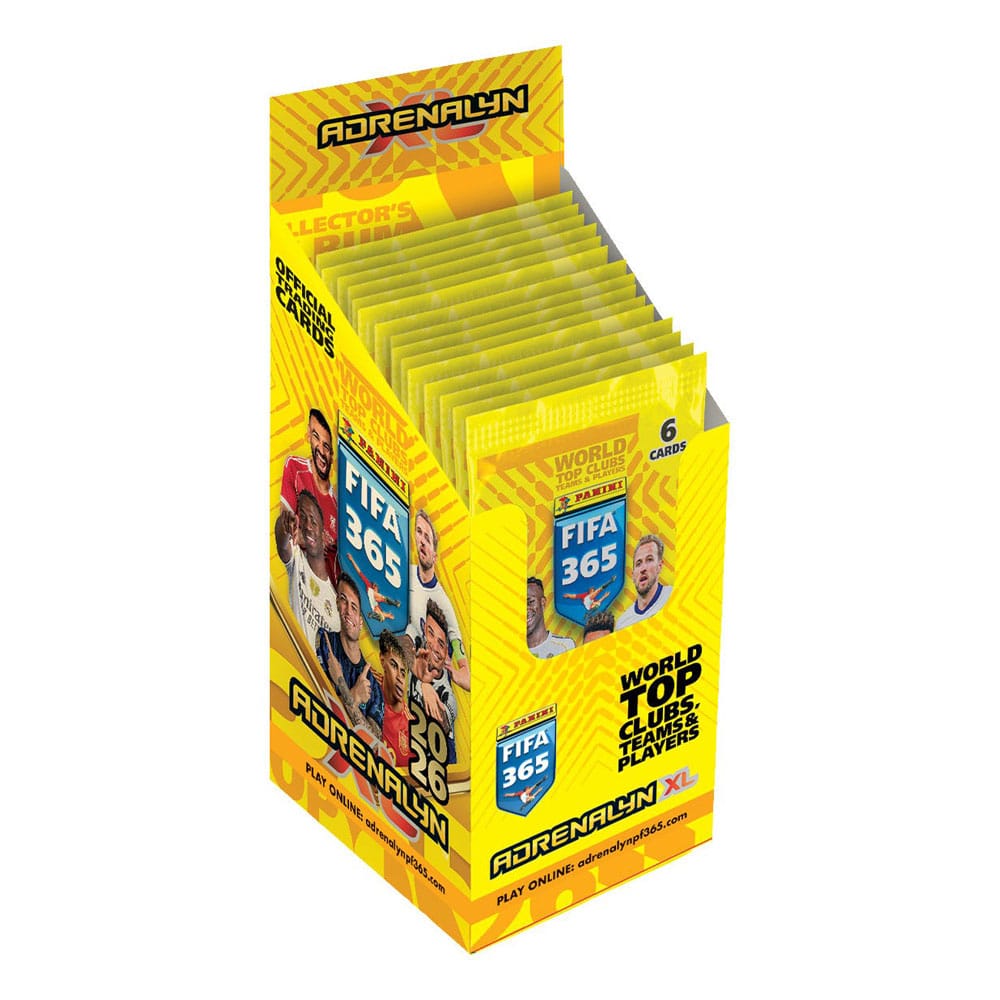 FIFA 365 Adrenalyn XL 2026 Trading Cards Flow Packs Display (24) Image