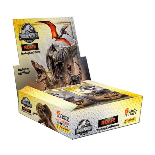 Jurassic World Roar Trading Cards Flow Packs Display (24) Image